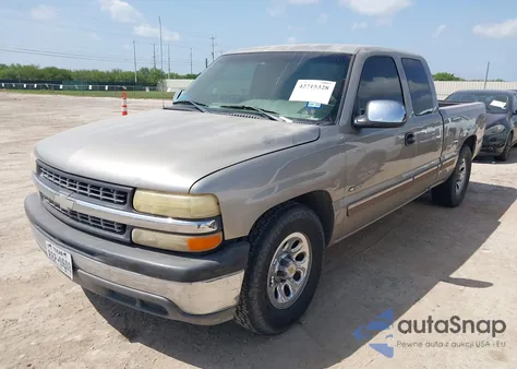 2002 Chevrolet Silverado 1500 Ls из США, поврежденный, VIN 2GCEC19V921141075
